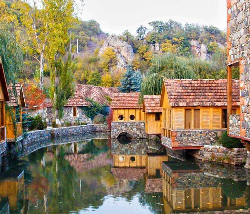 Dilijan, known for its lush greenery and traditional architecture, often referred to as Armenia's Switzerland.