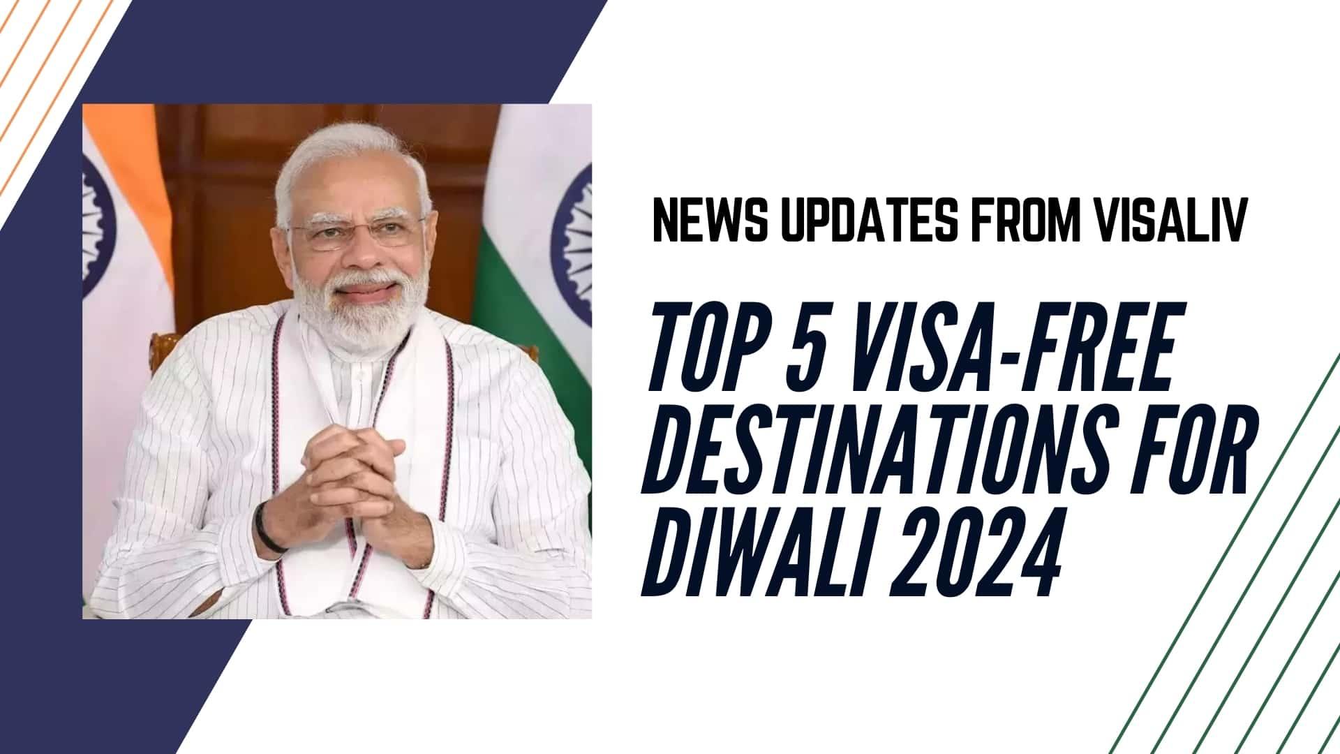 Explore the top five visa-free destinations for Diwali 2024, perfect for Indian travelers seeking hassle-free getaways.