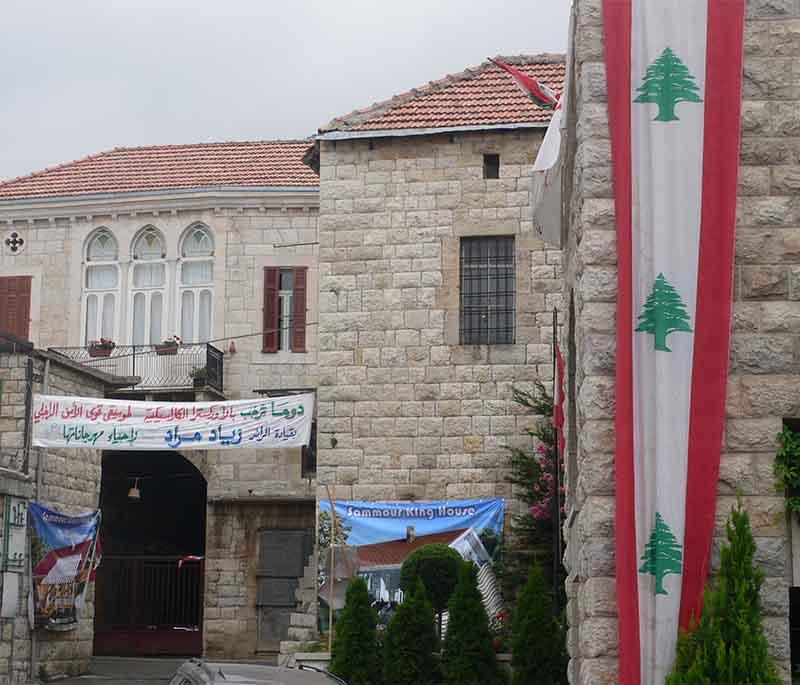 Douma, a picturesque village in the Batroun District, known for its traditional red-roofed houses and charming atmosphere.