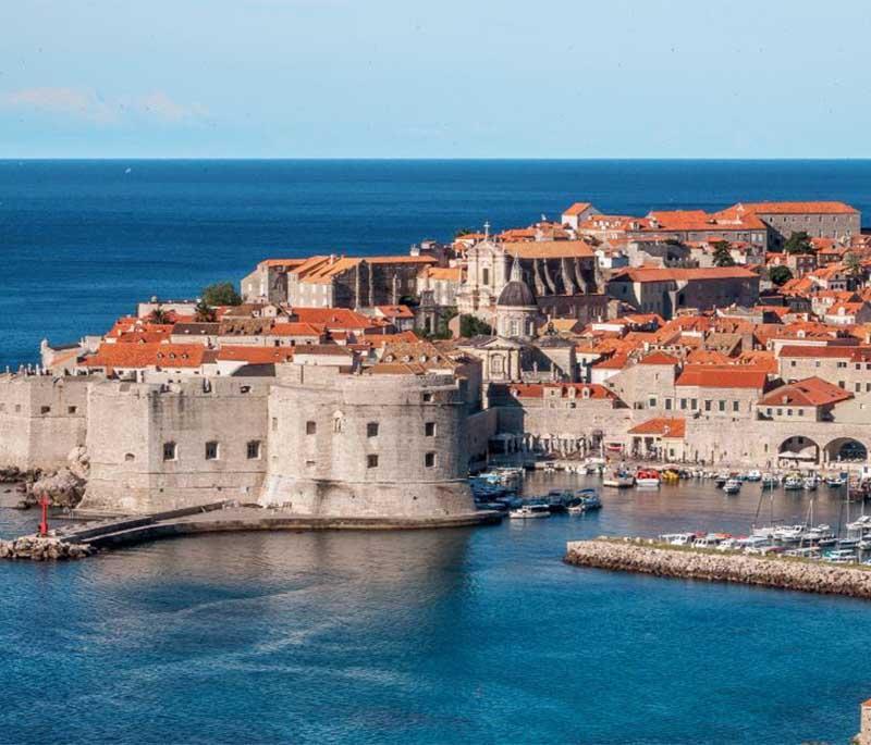 Dubrovnik City Walls, providing breathtaking views of the city and the Adriatic Sea, a must-visit for history enthusiasts.