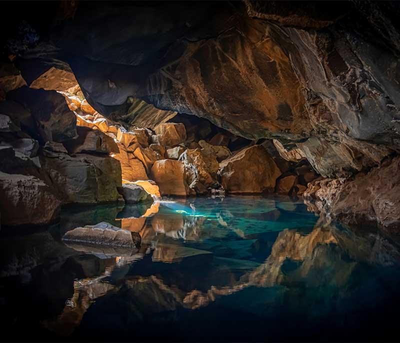 Dunmore Cave, County Kilkenny, a limestone cave with impressive formations and a history dating back to Viking times.