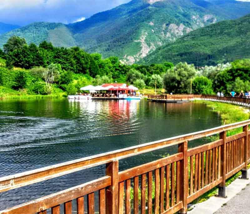 Dupnitsa, nestled in the Rila Mountains, offering beautiful natural scenery, hiking trails, and outdoor activities.