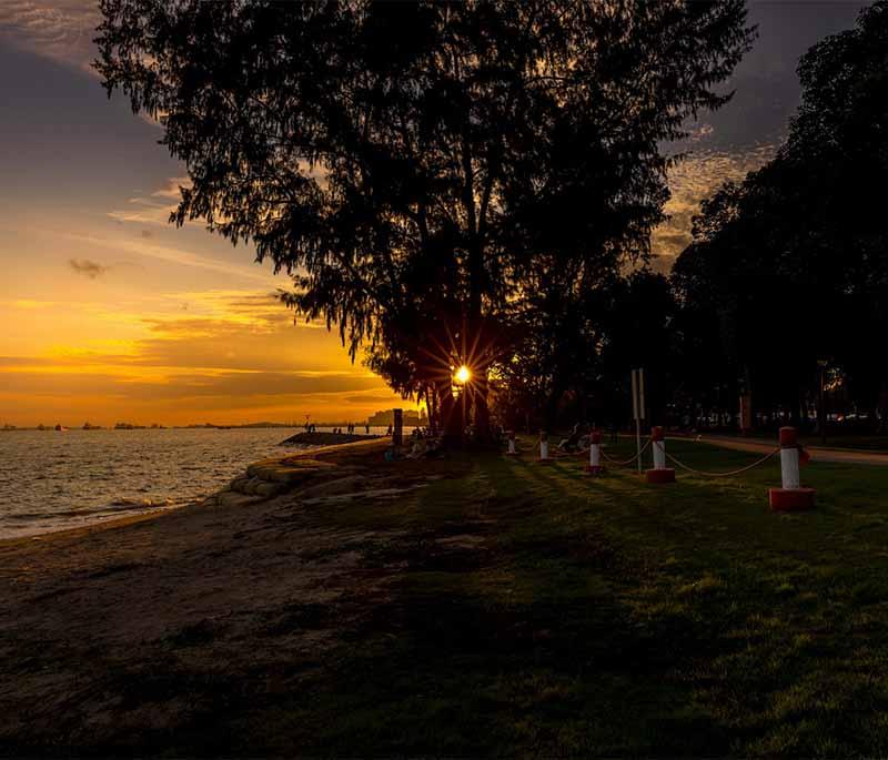 East Coast Park - A popular coastal park offering beaches, recreational activities, and dining options along the East Coast.