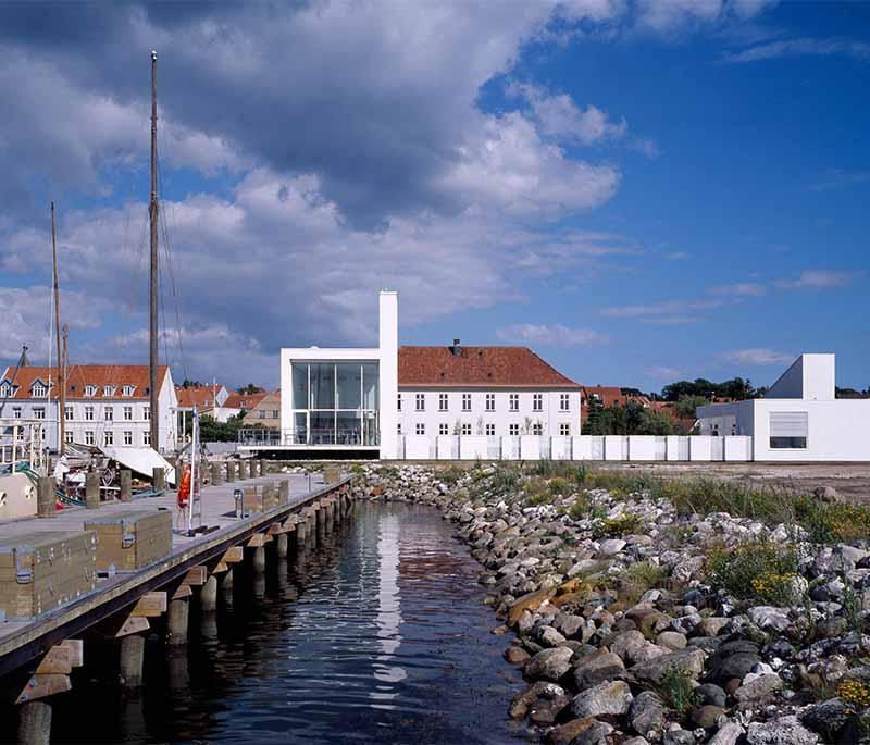 Ebeltoft Glass Museum, Ebeltoft, an art museum dedicated to contemporary glass art, featuring works by international artists.