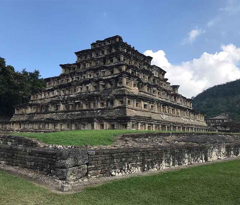 El Tajin, Veracruz - A pre-Columbian archaeological site known for its unique pyramid of the Niches and rich Totonac history.