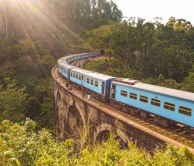 Ella - A scenic town known for its stunning views, hiking trails, and attractions like the Nine Arches Bridge and Ella Rock.