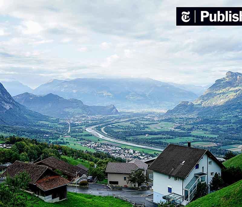 Eschen-Mauren Trail, a popular hiking and cycling trail connecting the municipalities of Eschen and Mauren.