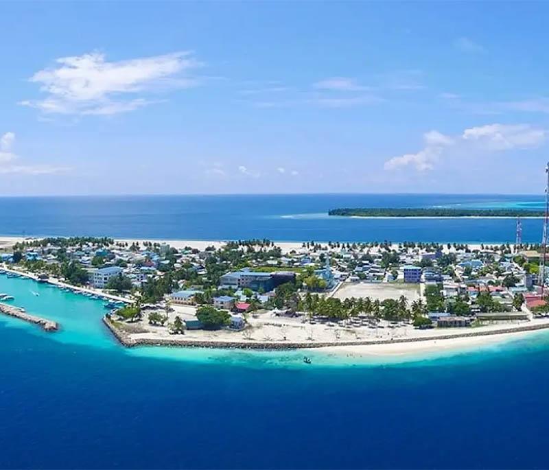 Eydhafushi serves as the bustling capital of Baa Atoll, vibrant with local life and rich in Maldivian culture.