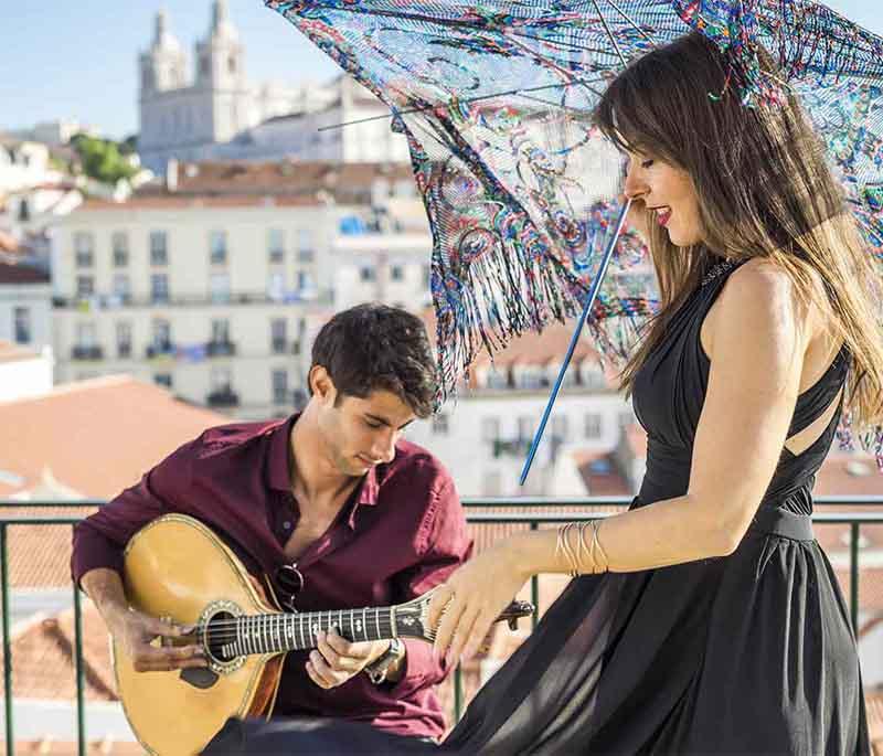 Fado Music in Lisbon - Traditional Portuguese music with melancholic tunes and soulful lyrics, often performed intimately.