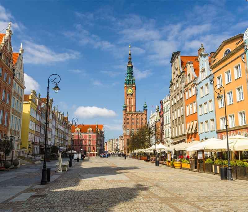 Gdansk’s Old Town and Long Market - Historic area with colorful facades, shops, and significant landmarks.