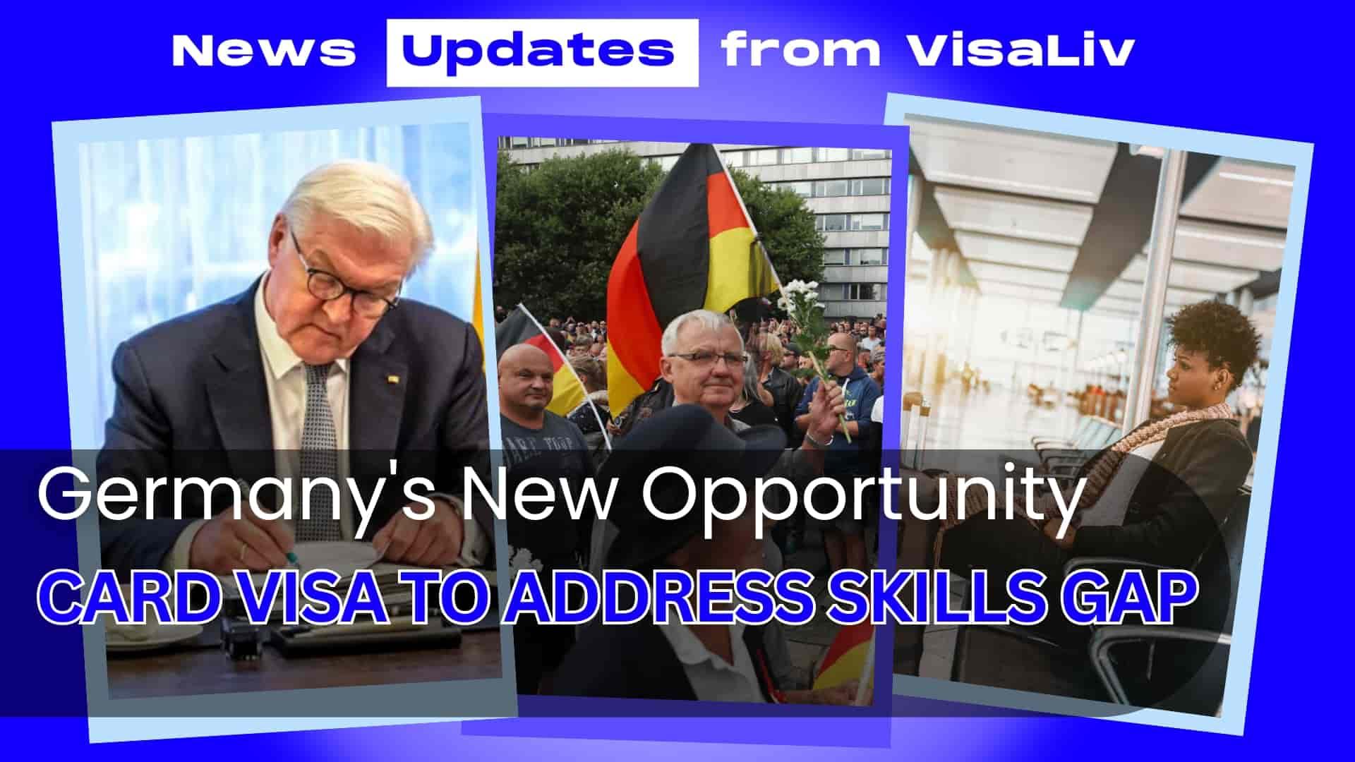 Germany's new Opportunity Card visa aims to address the skills gap by attracting skilled workers from abroad.