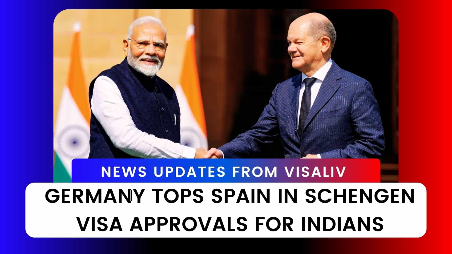 Germany surpasses Spain in Schengen visa approvals for Indian travelers, enhancing travel opportunities for many.
