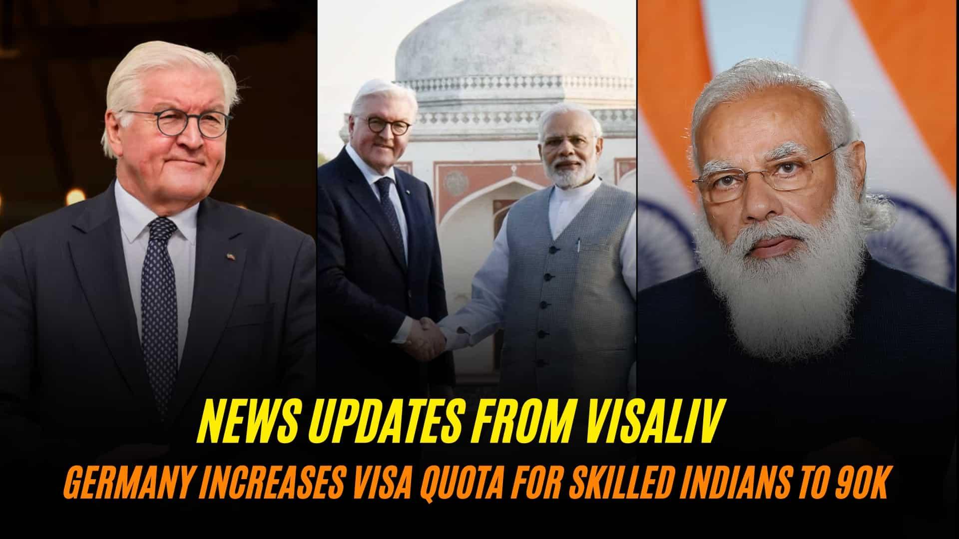 Germany raises visa quota for skilled workers from India to 90,000, enhancing employment opportunities.