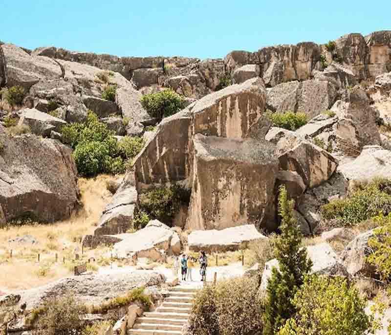 Gobustan Rock Art Cultural Landscape: Highlighting ancient rock engravings offering insights into prehistoric life.