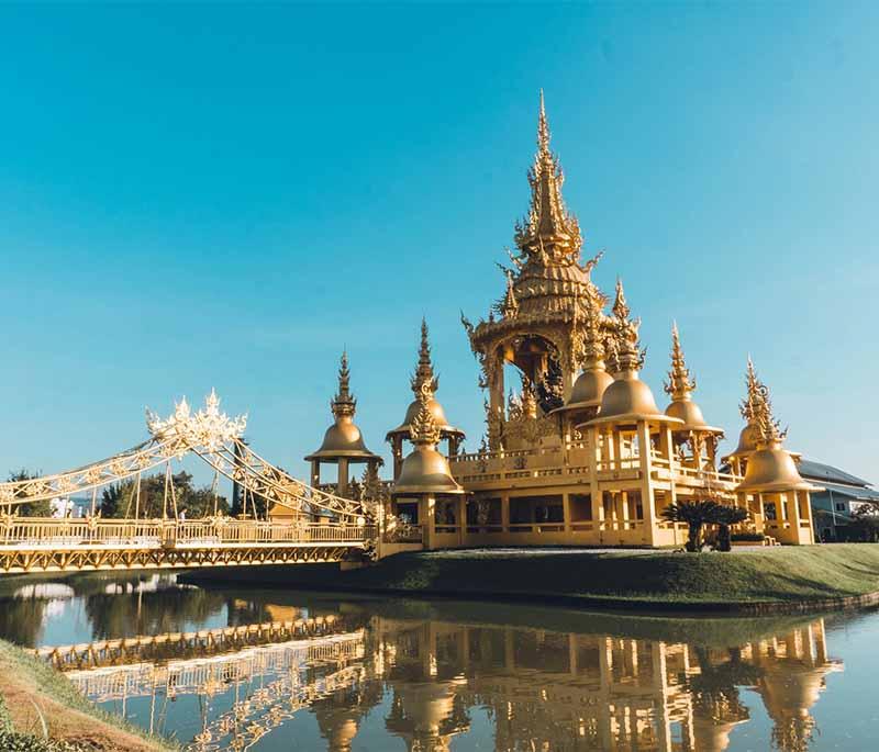 Golden Triangle, Chiang Rai - Area where Thailand, Laos, and Myanmar intersect, rich in cultural diversity.