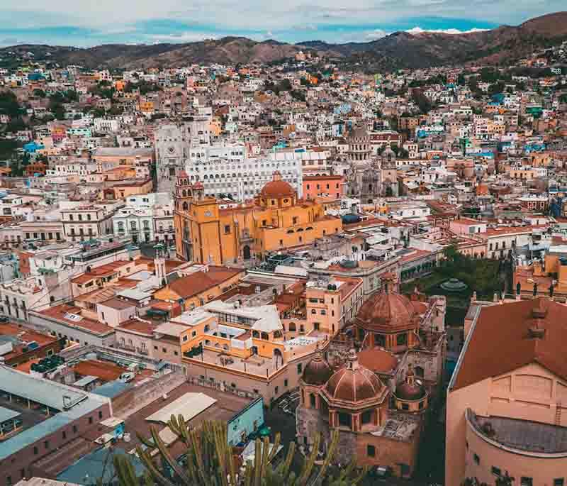 Guanajuato City, Guanajuato - Vibrant colonial city with colorful architecture, underground streets, rich cultural history.