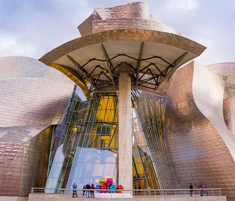 Guggenheim Museum (Bilbao) - A world-renowned contemporary art museum with striking architecture designed by Frank Gehry.