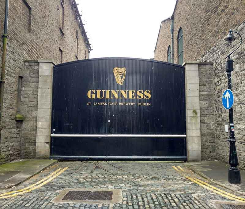 Guinness Storehouse, Dublin, a popular attraction with interactive exhibits and tastings of Ireland's famous stout.