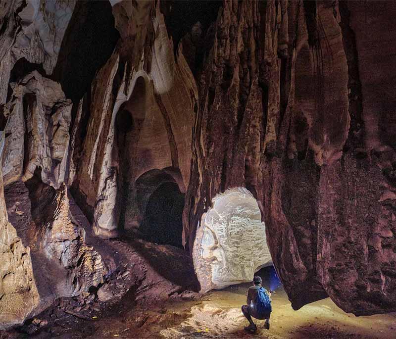 Gunung Mulu National Park in Sarawak is famous for its limestone karst formations, biodiversity, and adventure caves.