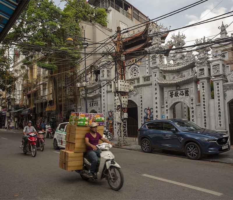 Hanoi Old Quarter - A historic district in Hanoi, known for its narrow streets, traditional shops, and vibrant atmosphere.