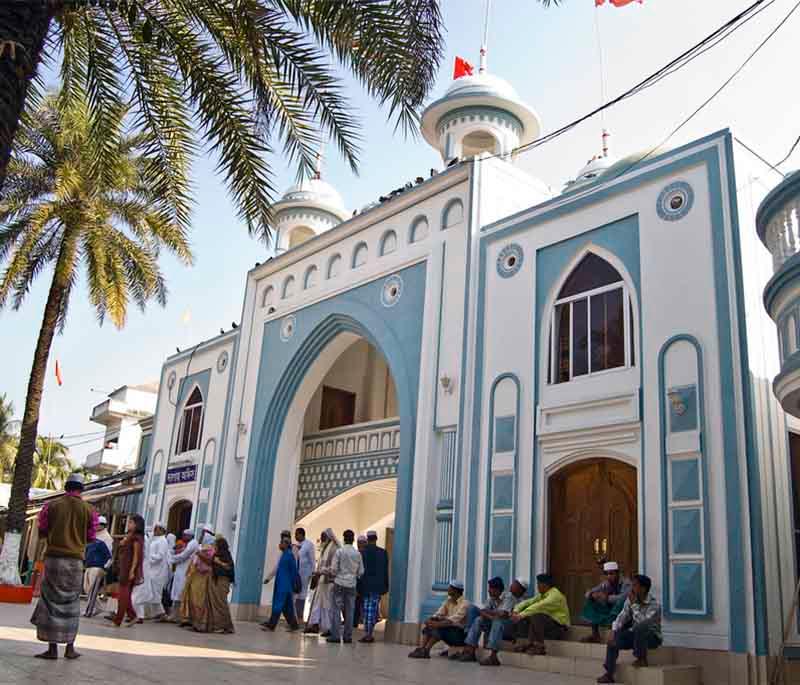 Hazrat Shah Jalal Mazar Sharif, Sylhet, depicting the revered shrine of the famous Sufi saint Hazrat Shah Jalal.