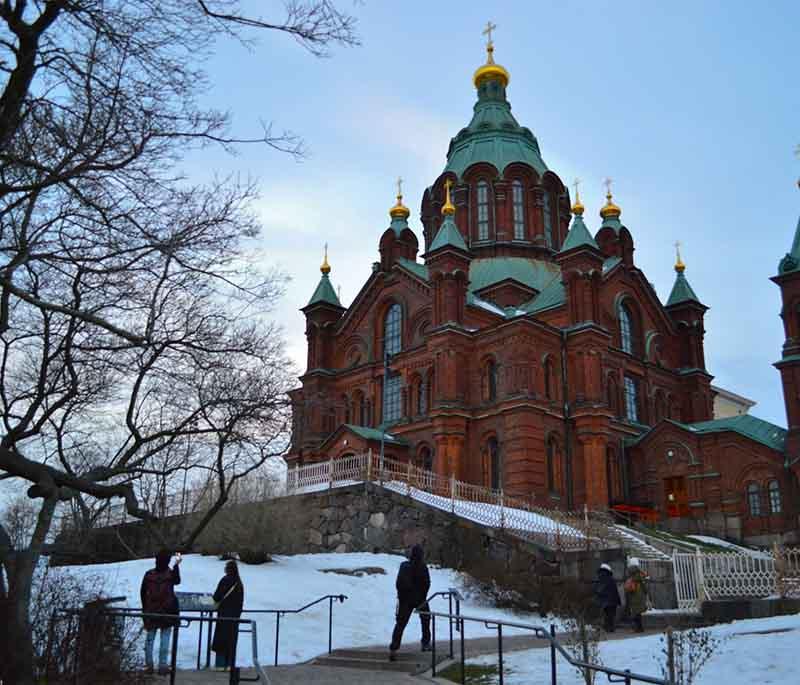 Helsinki Cathedral, Helsinki, an iconic neoclassical cathedral overlooking Senate Square, a symbol of the city.