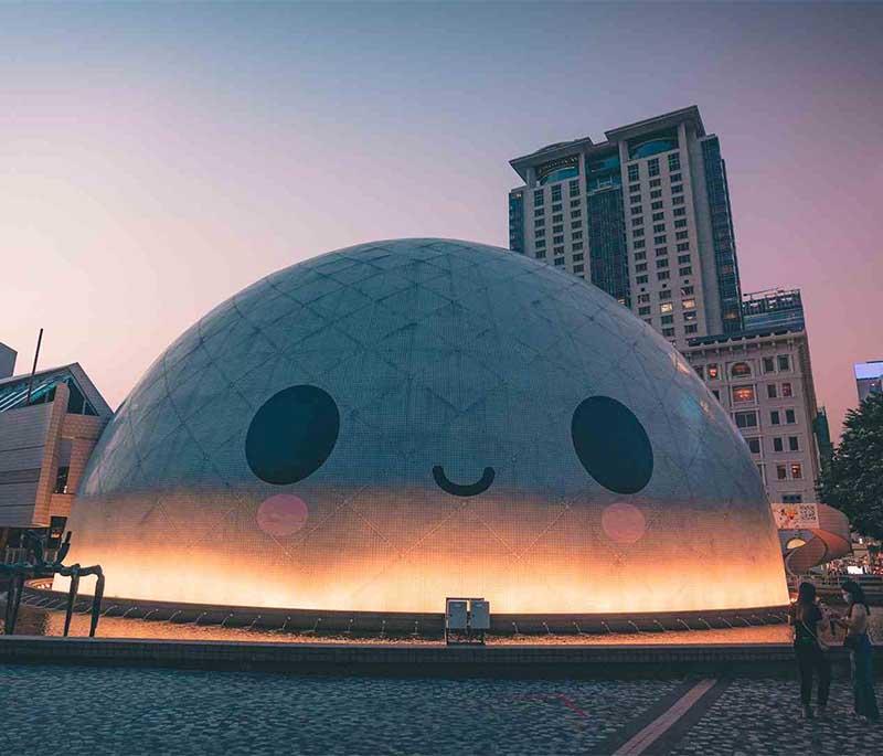 Hong Kong Space Museum, an interactive museum dedicated to space exploration, featuring exhibits on astronomy and science.