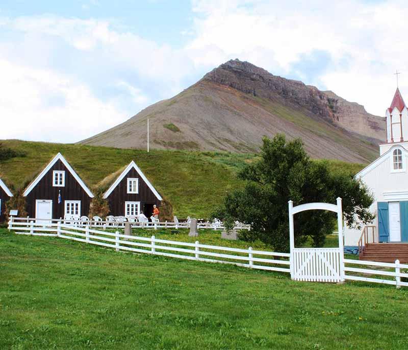 Hrafnseyri Museum, a museum dedicated to the life of Jón Sigurðsson, a key figure in Iceland's independence movement.