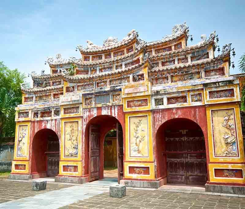 Hue Imperial City - A historic complex of palaces, temples, and tombs, once the capital of Vietnam's Nguyen Dynasty.