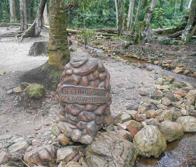 Ikogosi Warm Springs - A unique natural attraction in Ekiti State where warm and cold springs meet, creating a stunning site.