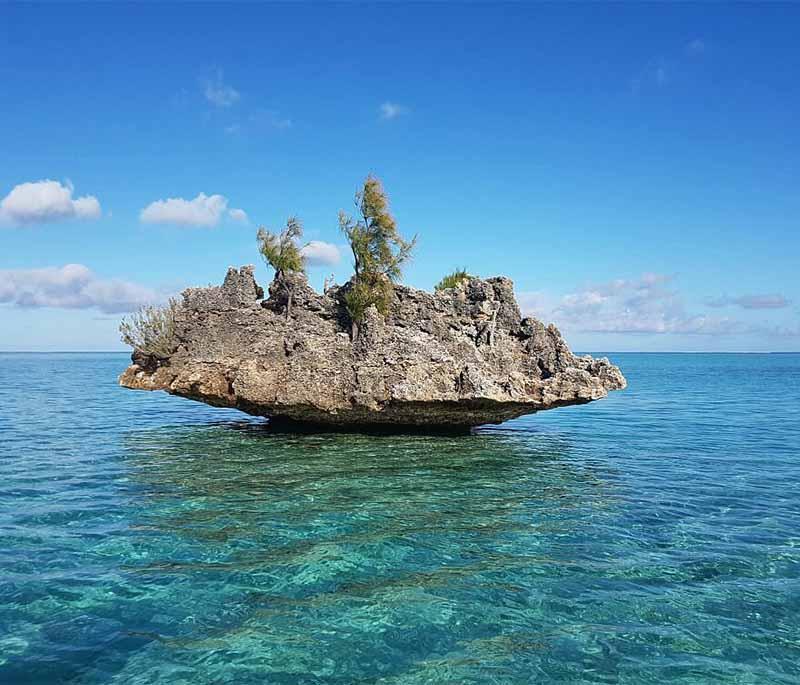 Ile aux Benitiers - A picturesque island close to the mainland, known for its calm lagoon and seafood.