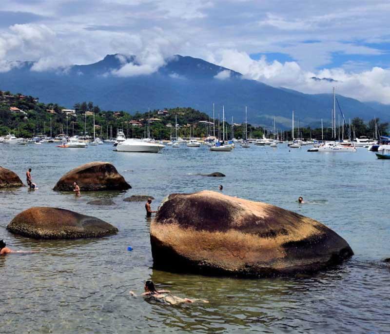 Ilhabela, presenting a stunning archipelago with lush rainforests, pristine beaches, and excellent hiking and diving spots.