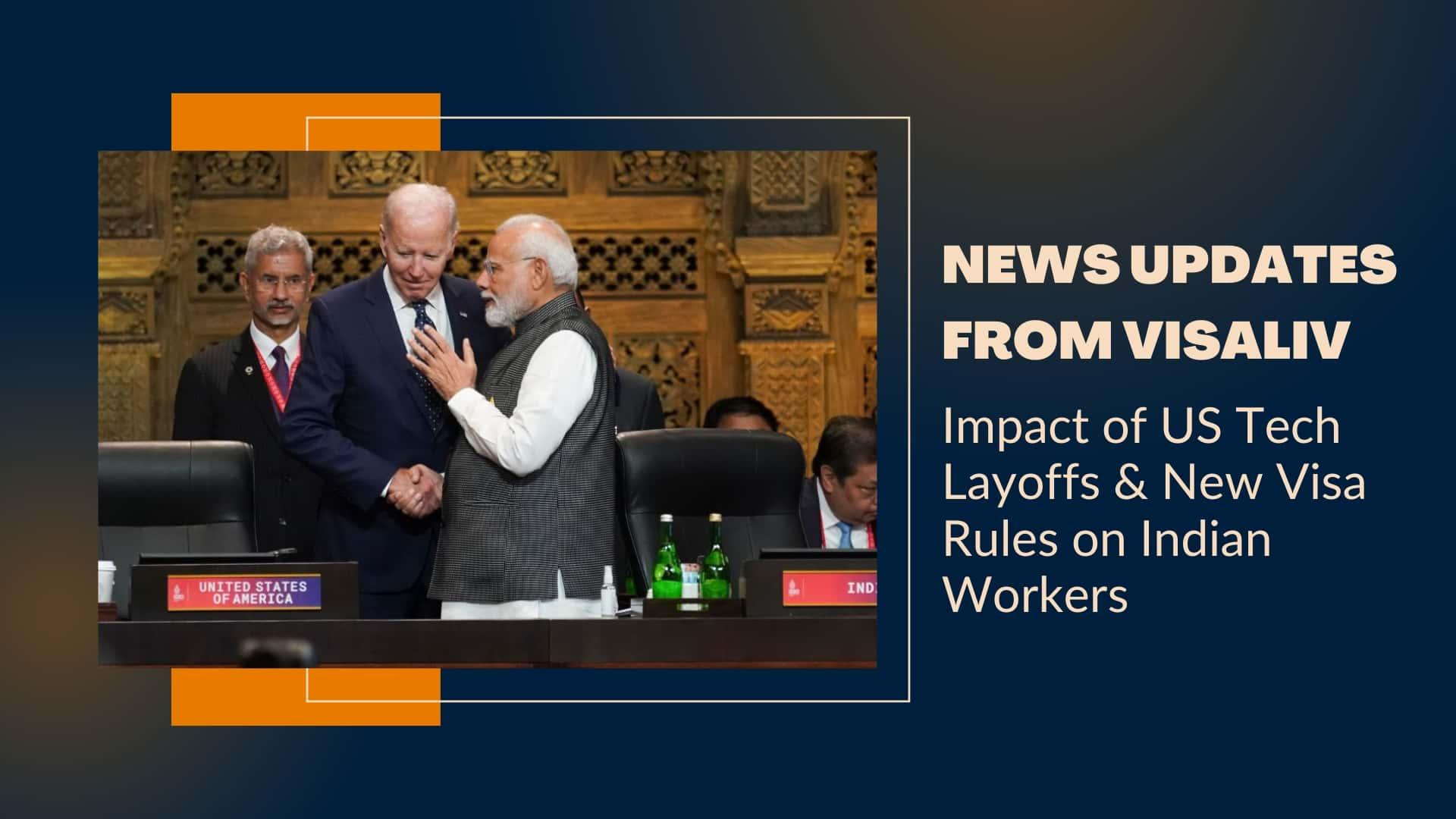 US tech layoffs and new visa rules impact Indian workers, changing job opportunities and visa application processes.