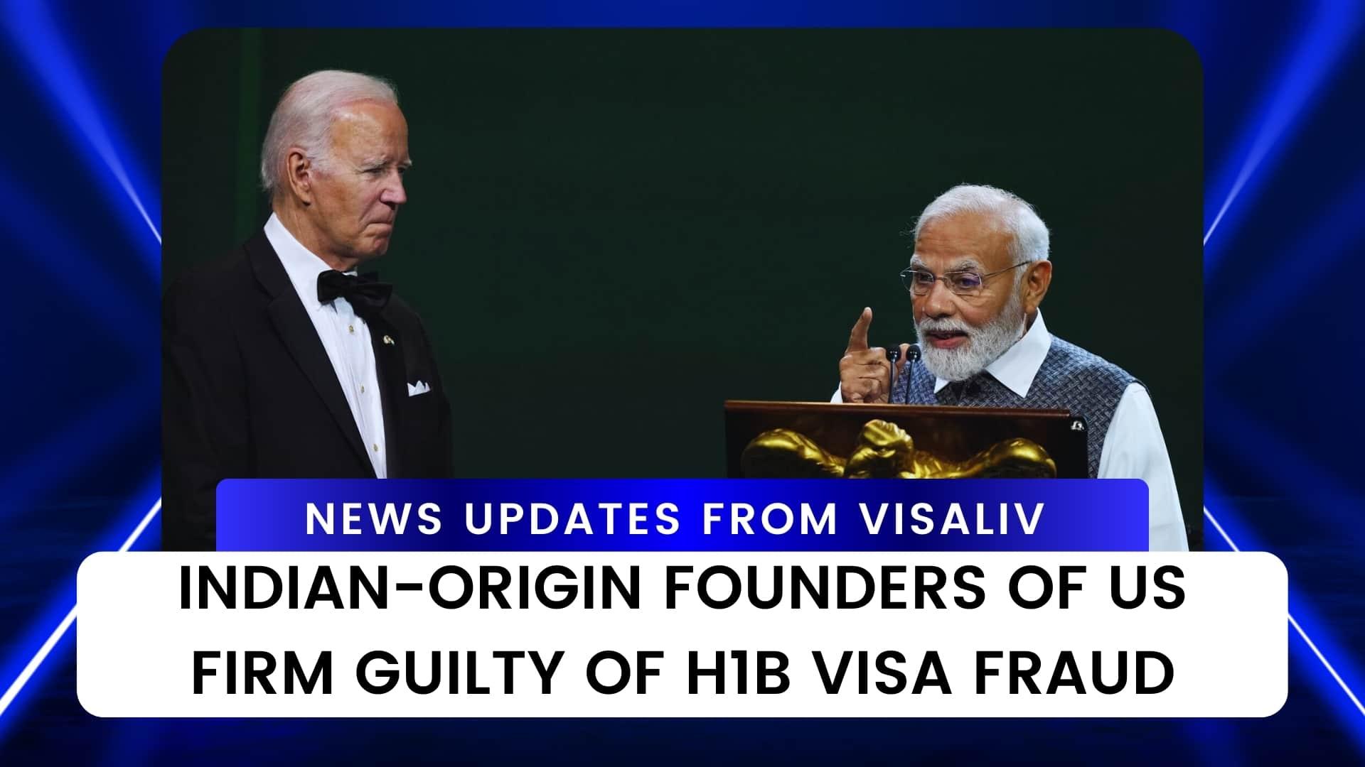 Indian-origin founders of a US company were found guilty of H1B visa fraud, manipulating the system for unfair advantage.