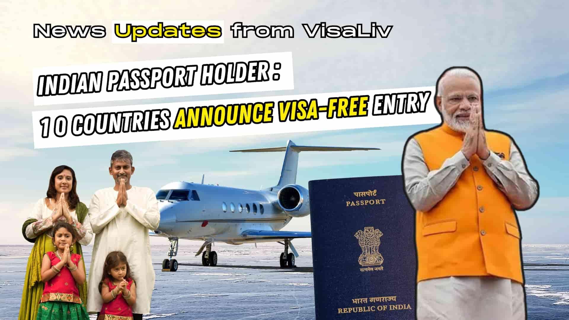 Ten countries announce visa-free entry for Indian passport holders, enhancing travel opportunities and accessibility.