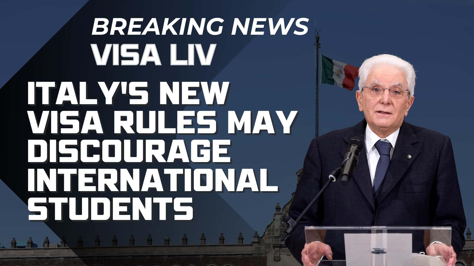 Italy's new visa rules may discourage international students. What are implications of these changes for global education?