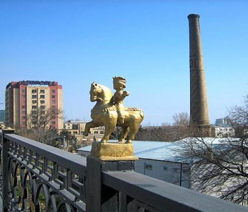 Javanshir Bridge in Ordubad, a historic landmark with ancient architecture and representing Azerbaijan's rich heritage.