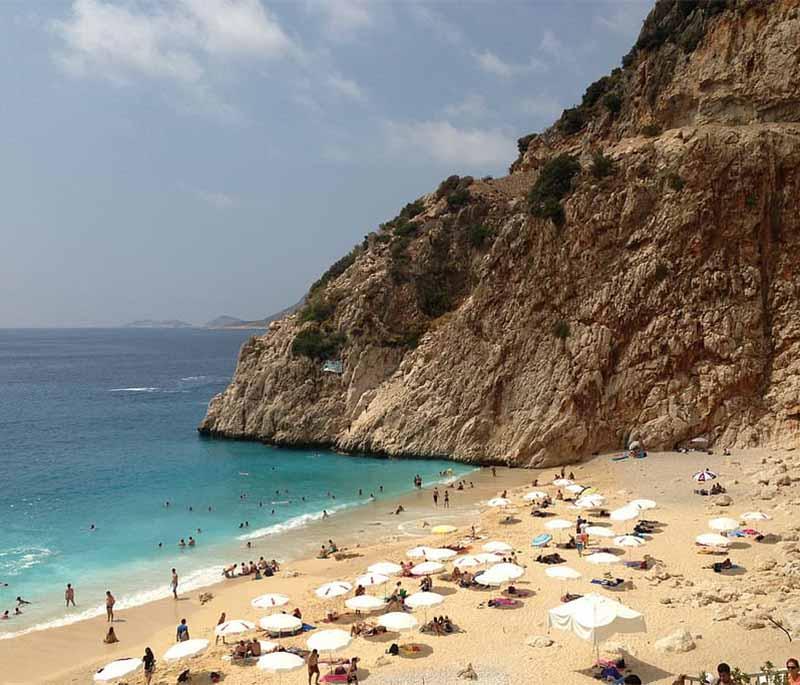 Kalkan - A charming seaside town known for its crystal-clear waters, beautiful beaches, and luxury resorts.