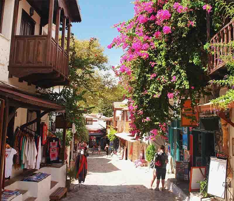 Kas - A charming town known for its clear waters, diving spots, vibrant local culture, and picturesque harbor.