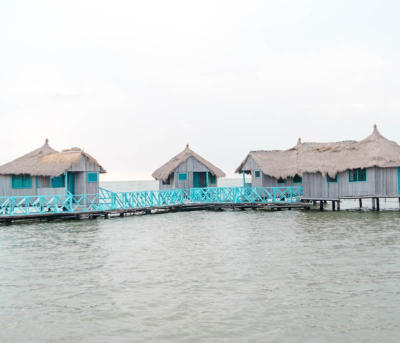 Keta Lagoon, the largest lagoon in Ghana, offering bird watching, fishing, and stunning beautiful scenery.