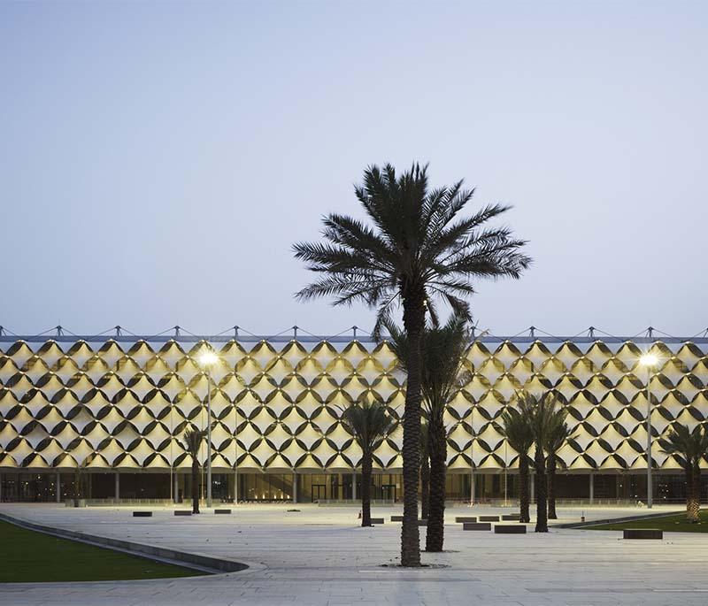 King Fahd Cultural Center - Riyadh - A modern cultural center hosting various events, exhibitions, and performances.
