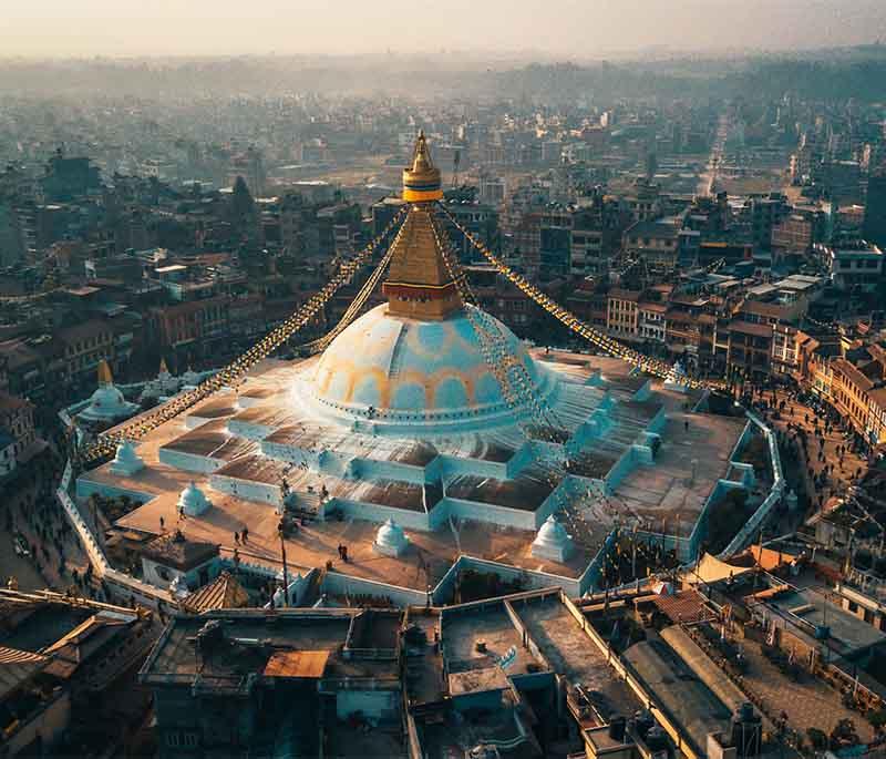 Kirtipur, ancient Newari town near Kathmandu - A historic town with traditional Newari culture and architecture.