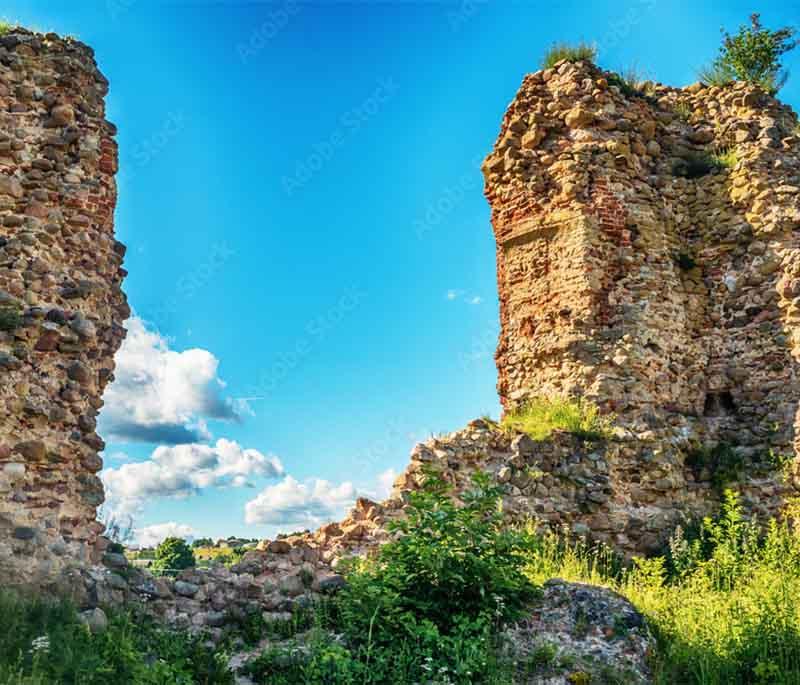 Krevo, showcasing Krevo Castle, a significant historical site known for its medieval ruins and cultural importance.