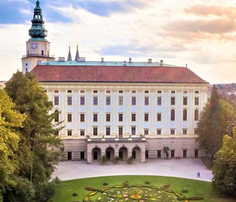Kromeriz Archbishop's Palace, a Baroque palace with landscaped gardens and art collections, a UNESCO World Heritage site.