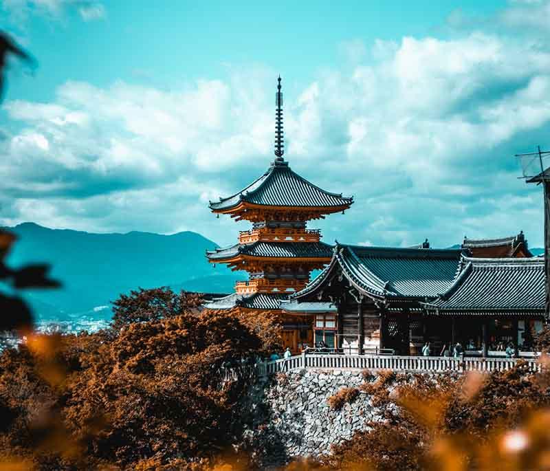 Kyoto - A city known for its well-preserved temples, traditional tea houses, and beautiful zen gardens.