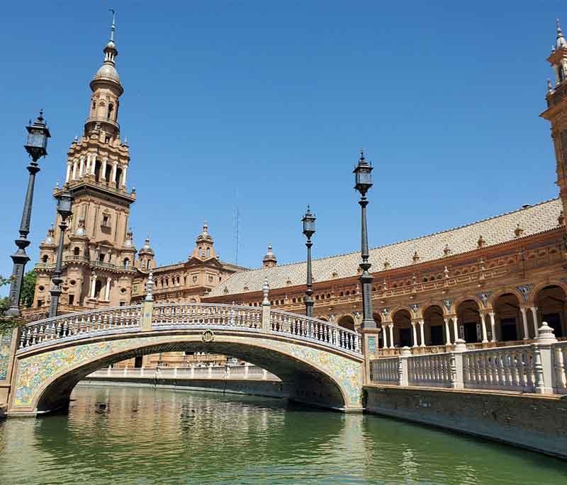 La Giralda (Seville) - The bell tower of Seville Cathedral, originally a minaret, offering panoramic views of the city.