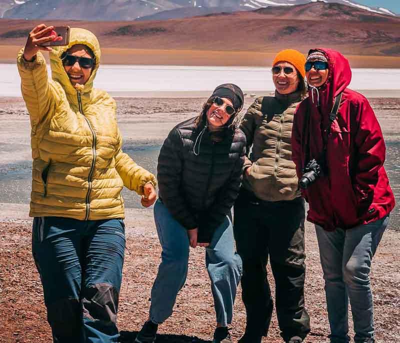 Laguna Brava, La Rioja: Displaying a high-altitude salt lake in a remote, scenic setting, serene and quiet.