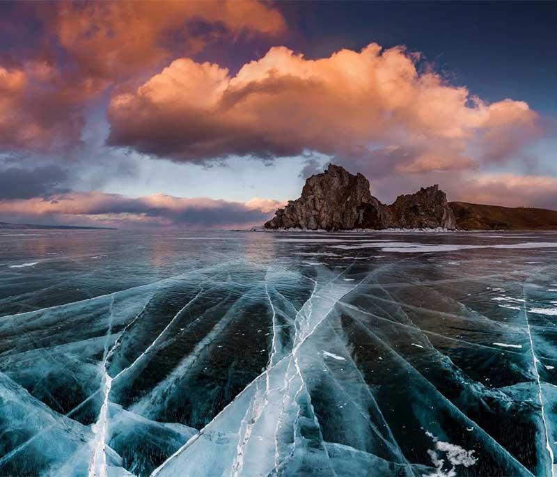 Lake Baikal - The world's deepest and oldest freshwater lake, known for its clear waters and unique biodiversity.