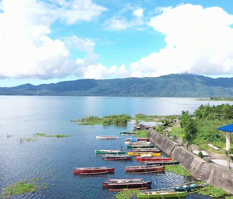 Lake Mainit - One of the deepest lakes in the Philippines, known for its rich biodiversity and beautiful scenery.