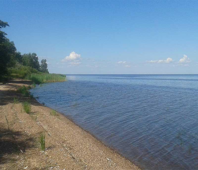 Lake Peipus, one of the largest lakes in Europe, known for its fishing, bird-watching, and scenic beauty.